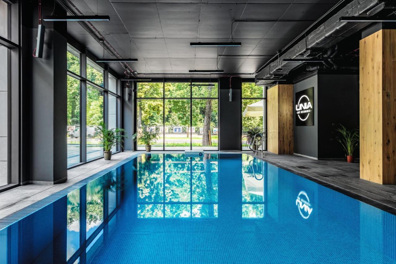 Skyview Suite - Niepowtarzalny Widok I Basen Lublin Exteriör bild